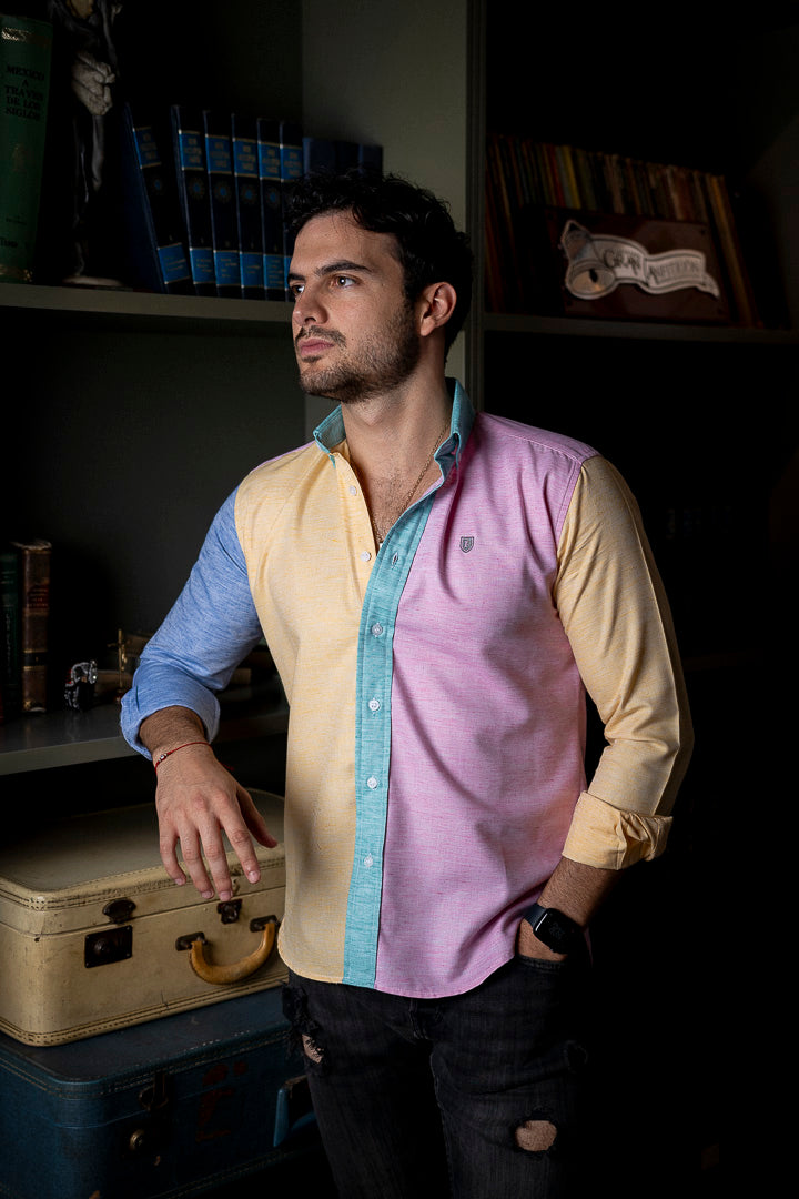 Camisa combinada  FOR2936