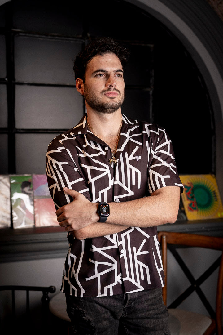 Camisa corta estampada FOR2940